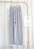 Pantalones de Casa Otoño e Invierno, Pantalones de Dormir Térmicos de Doble Cara para Mujer, Pantalones Rectos Sueltos, Pantalones Cálidos Casuales, Pantalones a Cuadros para Mamá para Uso al Aire Libre
