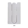Soporte de Tarjeta de Silicona de Venta Caliente Transfronterizo Soporte Multifuncional para Teléfono Móvil Soporte de Tarjeta de Silicona para Teléfono Móvil con Logo Imprimible Pegatina Trasera Portátil para Teléfono Móvil