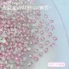 Joyería Rosa de Fondo Plano, Biselada, Ultra Brillante, Forma de Gota de Agua, Estilo Nuevo para Uñas con Acabado de Corte Natural de Alta Gama
