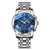 Relógio Suíço Genuíno Ruizhiyuan Novo com Mostrador Grande Masculino Pulseira de Aço Moda À Prova D'água Masculino Relógio de Quartzo Atacado