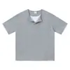 Camiseta de Manga Corta Falsa de Dos Piezas Estilo High Street Americano para Hombre Marca de Tendencia Holgada para Pareja Hip-Hop Diseño 2025 Camiseta de Media Manga