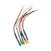 Diodo emisor de luz superbrillante de 5 MM 3V5V6V9V12V con cable cuenta de lámpara LED modelo decoración modificación luz indicadora