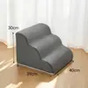 Escaleras para perros al por mayor transfronterizas con rampas antideslizantes, peldaños de esponja extraíbles y lavables para que perros pequeños y mayores suban al sofá o la cama