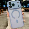 Capa Magnética Fosca Apple 17 Adequada para Iphone16Promax com Película Protetora de Lente Case Dois em Um