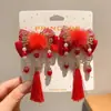Horquilla Antigua para Niñas Ropa China Antigua Accesorios para el Cabello con Borla Linda Horquilla de Mariposa y Flor Accesorios para Falda Cara de Caballo Tocado