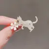 Broche com Acabamento de Luxo, Estilo Nicho e Simples, Alfinete de Roupa, Acessório de Pérola para Terno, Broche