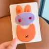 Pinza para el pelo de conejito súper linda coreana Accesorios para el cabello para niños que no dañan el cabello Pinza de clip para el pelo de princesa para niñas Gorro