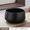 Tarro de Residuos de Té de Cerámica Separación de Agua de Té de Escritorio con Tapa de Filtro Cubeta de Agua para Mesa de Té Cubo de Agua Residual Cenicero Accesorios para Juego de Té