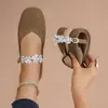 Comercio Electrónico Transfronterizo Tallas Grandes Novedades Primavera 2026 Mocasines Planos de Punta Cuadrada Europeos y Americanos Zapatos para Mujer Mocasines Mocasines de Suela Suave