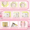 Fiesta de Cumpleaños Temática de Fiesta de Té Vajilla Desechable Plato Taza con Asa Plato de Papel con Forma Especial Set de Artículos de Decoración