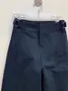 Calça de Terno de Cintura Alta Estilo Coreano com Barra Reta para Mulheres Outono 2025 Novo de Alta Qualidade Nicho Cover-Up Emagrecedor Calça de Barra Larga