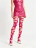 Meias Arrasto com Furos Irregulares Meias de Seda Rasgadas Góticas Punk Meias Femininas Verão Finas Tamanho Grande Sabor Pesado Estilo JK