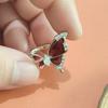 Anel Aberto Borboleta Esmaltado Gota Estilo Doce Cool Luxo Leve Feminino Estilo Frio Nicho High-end Moda Estilo Fashion