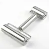 Rodillo de Acero Inoxidable de Doble Extremo, Palo Multifuncional para Estirar Masa de Pizza, Herramienta de Horneado para Masa de Panecillos