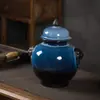 Cerámica de Jingdezhen 2.5kg Jarra de Vino Botella de Vino Sellada Botella de Vino Vacía Jarra de Vino Coleccionable Retro Antiguo Jarra de Vino Personalizada
