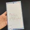 10x 18 colección tarjeta trasera cadena para teléfono móvil llavero colgante de tarjeta trasera bolsa de embalaje de cartón decoración materiales de tarjeta de embalaje