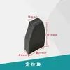 Piezas metálicas plegables protectores de esquina ranuras curvas estanterías de apilamiento patas plegables columnas de soporte ranuras plegables pies de apilamiento tazas accesorios para caja de volcado