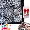 Manta multifuncional, dibujada a mano, en blanco y negro, para uso doméstico, adecuada para siestas, venta al por mayor, con dibujos lineales, diseños casuales, DIY y creativos