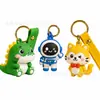 Goma Suave de PVC Muñeco de Dibujos Animados 3D Personalizado Llavero Colgante Personalizado Accesorios Cadena de Llaves Fábrica Mayorista