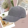 Gorra de Pana con Logo Personalizado, Gorra de Béisbol Otoño e Invierno, Gorra Versátil Exterior Estilo Coreano para Pareja, Bordado Transfronterizo