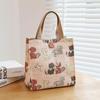 Ins Bunch Bag Bolsa de lona Bolsa tote Estilo estrangeiro da moda Fora do caminho Japonês Viajantes de escritório Trazem refeições Almoço da mãe Bolsa de lancheira
