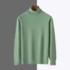 Venta al por mayor transfronteriza: Nueva colección Otoño/Invierno 2026 de suéteres de punto de cuello alto para hombre, suéteres casuales tipo pullover, tops cálidos, camisas de manga larga