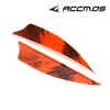 Escudo de 3 pulgadas camuflaje colorido multicolor alta velocidad flecha y arco pluma pluma real fabricantes suministro transfronterizo puro natural al por mayor