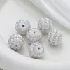 Cadena de Diamantes de Perlas de Colores Nuevos con Strass, Cuentas de Agujero Recto, Cuentas Pesadas para Bricolaje, Accesorios para Joyería al por Mayor