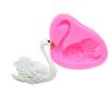 Cisne Duplo Cisne Rosa Desenho Animado DIY Bolo de Chocolate Gota de Gel Molde de Silicone Decorativo Assar