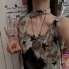 Collar de cuerda tejida larga estilo zen estilo nacional para mujer, estilo bohemio vintage, nuevo colgante de hoja de nicho chino, cadena de suéter