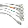 Linha de Fisioterapia de Botão Micro Um para Cinco 4.0 Eletrodo Linha Condutora Fivela Fêmea Estimulação Nervosa Acessórios de Instrumento Meridiano