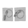 Muñequera Conductiva de Fibra de Plata con Borde Engrosado para Fisioterapia, Electroterapia de Pulso, Electrodo de Masaje, Absorbente de Sudor, Transpirable, Muñequera para el Cuidado de la Salud