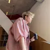 Camisa a Cuadros Suelta de Calle Directa de Fábrica para Hombre Oversize Casual Chaqueta de Manga Larga de Verano para Pareja