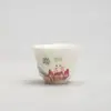 Moji Tudo Fofo Coelho Empilhado Pintado à Mão Caneca de Chá de Cerâmica Casa Cura Quente Caneca para Degustação de Chá Fofo Divertido