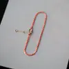 Pulsera Personalizada de Cuerda Roja Transfronteriza, Lujo Ligero, Gama Alta, Nicho, Pulsera Tejida Fina, Pulsera del Año de Nacimiento de Niña al por Mayor