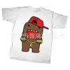 2026 Nueva Camiseta de Cuello Redondo Estilo Americano Transfronterizo Manga Corta Estampado de Caricatura Emoji Top Casual Versátil