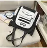 Mochilas Escolares de Aspecto Elegante en Colores Contrastantes para Mujeres, Mochilas de Viaje de Gran Capacidad para Secundaria y Preparatoria, Almacenamiento Multicapa, Mochilas Ligeras para Estudiantes