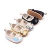 Zapatos Nuevos de Lentejuelas para Bebé Niña Zapatos de Princesa Lazo 0-1 Año Suela de Goma Zapatos para Niño Pequeño