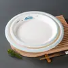 Platos de Melamina Xiangyuan Platos Comerciales Platos Hondos Redondos Platos para Sopa Porcelana de Imitación Platos Profundos Creativos Platos Grandes para Cangrejos