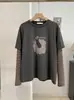 KEKEZOON Linda Camiseta de Manga Larga Suelta Cuello Redondo Estampado de Oveja Pequeña Otoño Nueva Llegada Top 9240