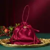 Bolsa de Doces para Casamento Seda e Cetim Bolsa de Doces para Casamento Ins Bolsa Chinoiserie Casamento de Alto Padrão Doces de Casamento Caixa de Doces para Casamento