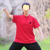 Nueva Uniforme de Tai Chi para Mujer Ropa de Práctica Bagua de Tai Chi 2025 Verano Camiseta de Manga Corta Tai Chi Superior para Hombre