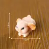 Decoraciones de paisaje en miniatura, adorables y creativas: lindas figuritas de conejitos, accesorios DIY para casa de muñecas y adornos de escritorio en miniatura