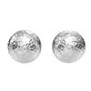 Brincos do Mesmo Estilo da Estrela, Brincos Grandes de Bola Bicolor de Metal Estilo Americano, Arte Exagerada, Brincos Frescos e Ousados para Outono e Inverno