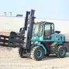 Empilhadeira Off-Road Zhongke Jufeng 3t com Tração nas Quatro Rodas, Caminhão Hidráulico para Manuseio para Canteiros de Obras
