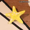 Pinza para el pelo lateral de Plumeria Estrella de Mar para el flequillo de mujer, Pinza de pico de pato para la frente, Pasador, Adorno para el pelo, Accesorios con ambiente de playa