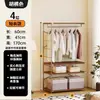 Arara de roupas aberta, cabideiro de chão para casa, cabideiro de chão para quarto estilo japonês, prateleira de armazenamento para closet
