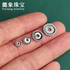 S925 Plata Yintai accesorios receptáculo flor tapa espaciador espaciador soporte de cuentas cuenta DIY cuentas pulsera hilo accesorios