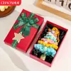 Enfeites de Árvore de Natal de Tricô Mais Vendidos no Exterior, Decorações de Natal Criativas de Crochê e Enfeites de Natal Festivos
