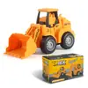 Veículo de engenharia de fricção para crianças mais vendido, escavadeira, trator, carro de brinquedo de simulação divertido, vendas diretas da fábrica